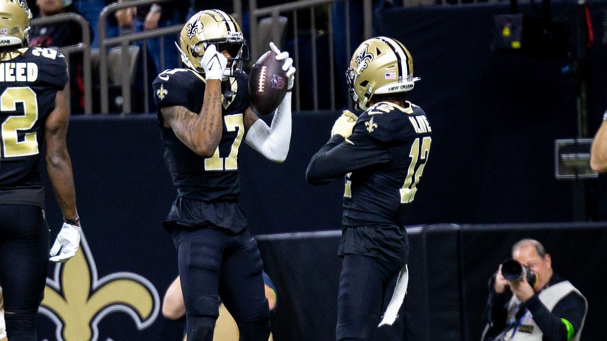 Saints receiver room Chris Olave