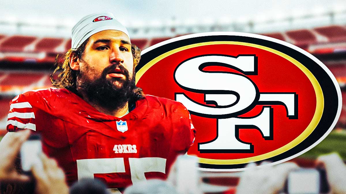 49ers' Jon Feliciano looks at injury reporters during NFL Preseason