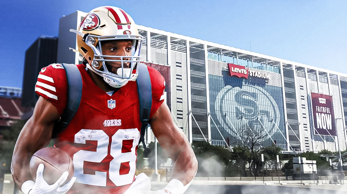 Matt Breida with bags leaving Levi's Stadium. 49ers roster cuts