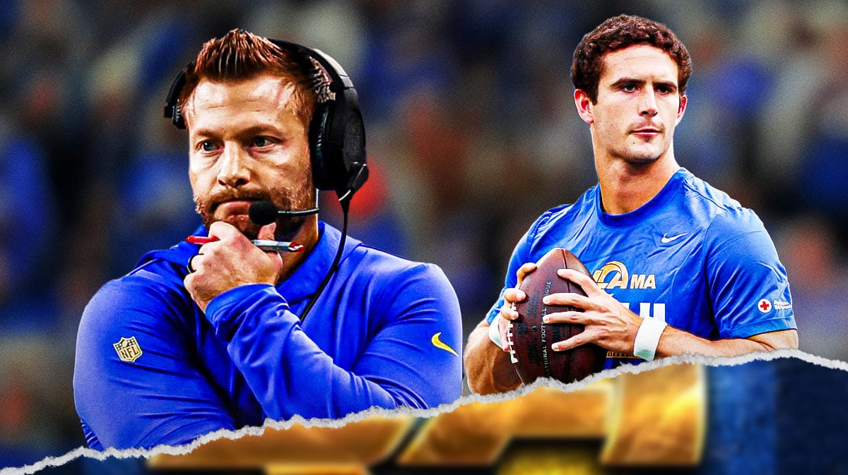 Rams’ HC Sean McVay is brutally honest about Stetson Bennett’s place in the rankings