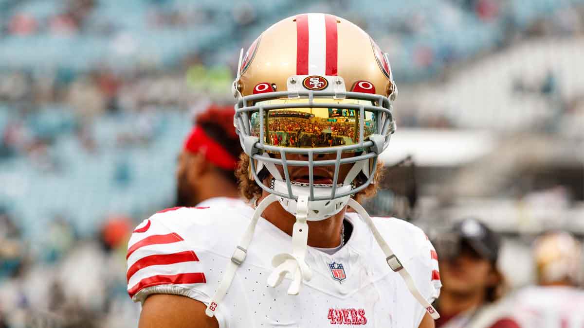 San Francisco 49ers wide receiver Willie Snead IV (83) during the warm ups before the game against the Jacksonville Jaguars at EverBank Stadium. 