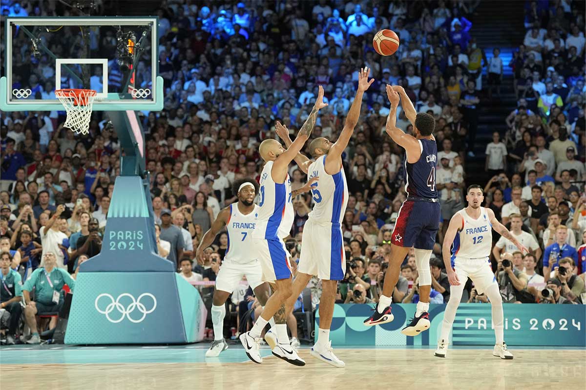 Stephen Curry Olympics dagger against France