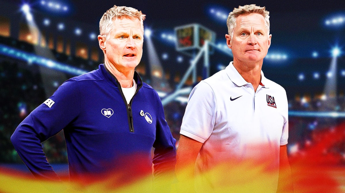 Steve Kerr coaching the Golden State Warriors and Team USA.