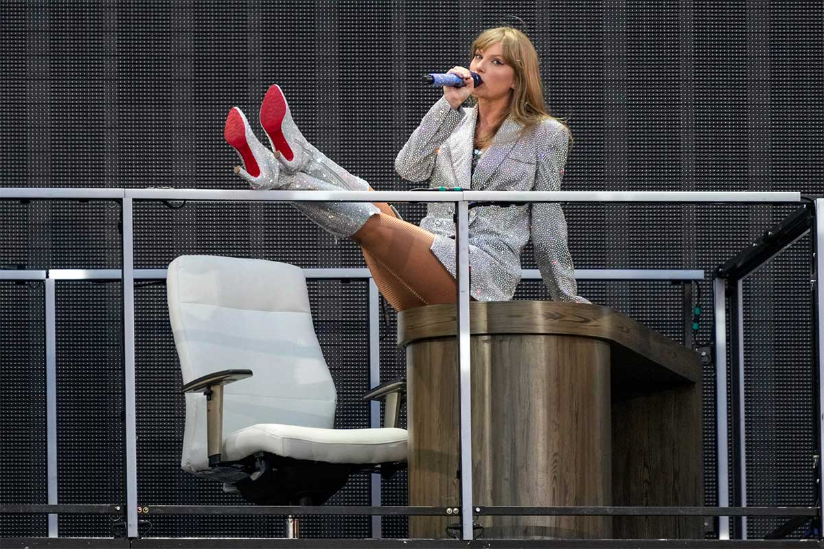 Taylor Swift on the Eras Tour on June 30, 2023.