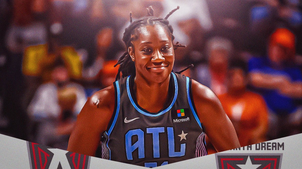 Tina Charles in a Dream jersey.