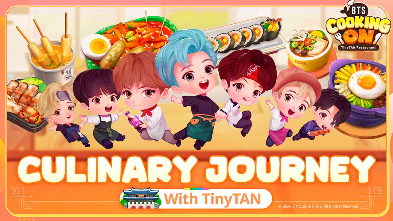 In the TinyTAN Restaurant, players can cook with BTS