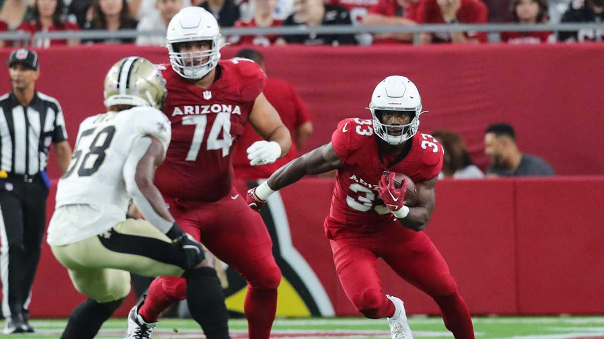 Trey Benson Cardinals rushing football