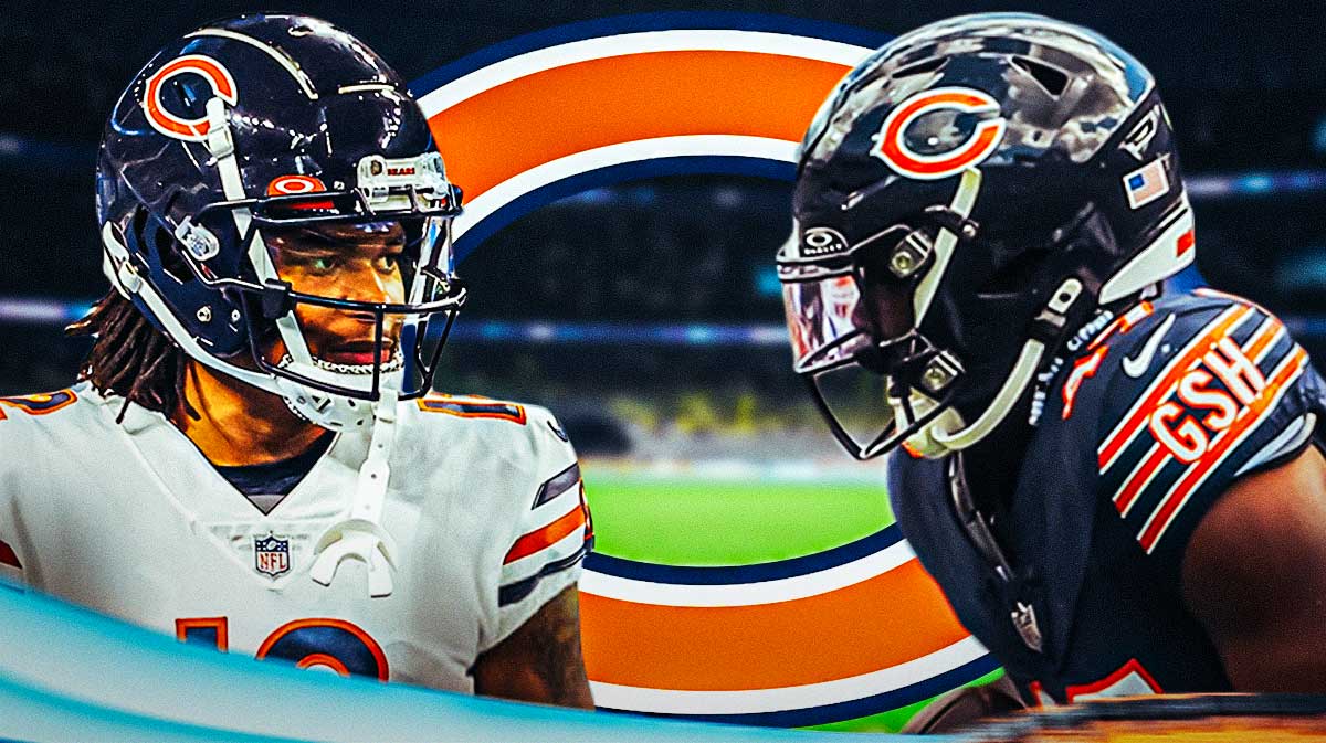 Chicago Bears roster hopefuls Velus Jones Jr. and Micah Baskerville