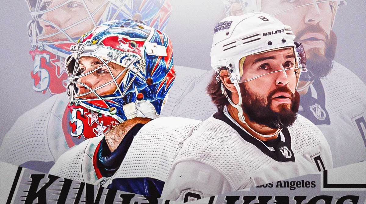 Kings Darcy Kuemper and Drew Doughty