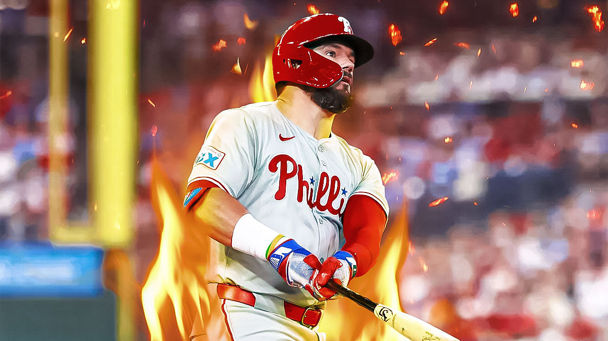 Kyle Schwarber on fire
