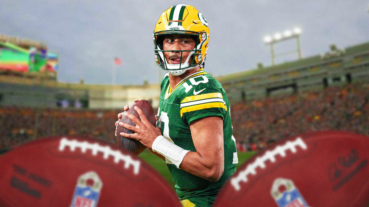 Jordan Love in Packers uniform