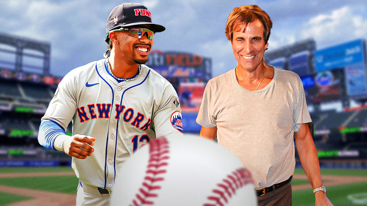 Mets shortstop Francisco Lindor and Chris Russo
