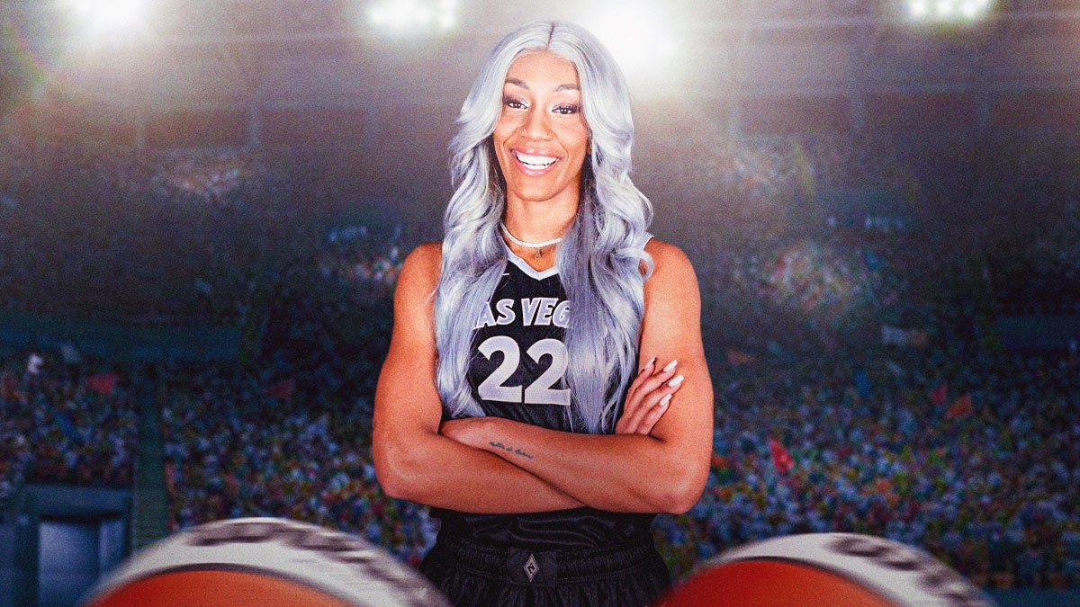 WNBA Las Vegas Aces player A'ja Wilson