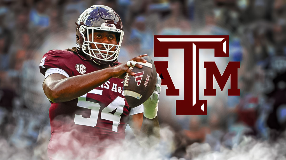 Texas A&M football's Mark Nadou looks at Notre Dame players after injury news