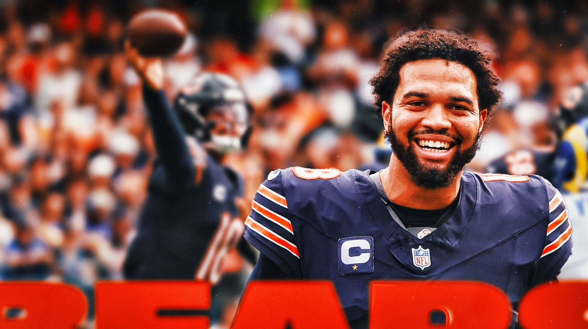 Chicago Bears quarterback Caleb Williams