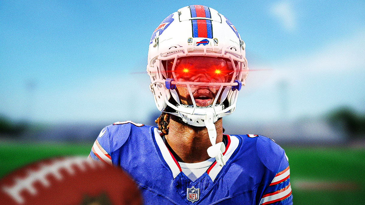 Damar Hamlin (Bills) with woke eyes