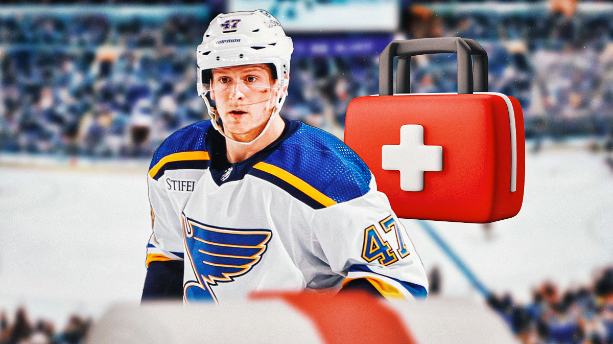 Torey Krug with a first aid kit