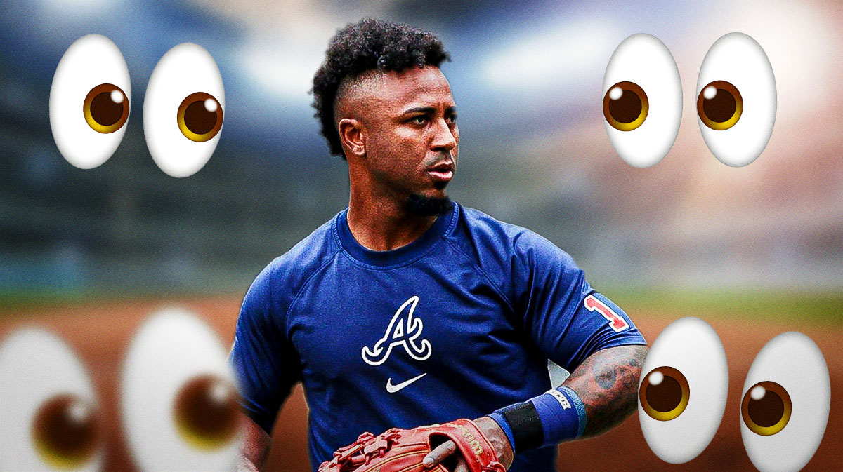 Ozzie Albies. Eyeball emojis all around