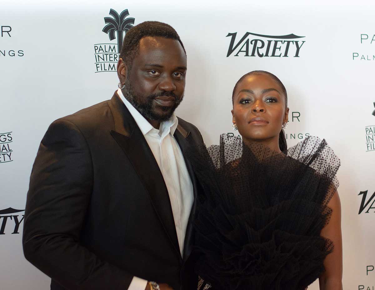 Brian Tyree Henry and Danielle Deadwyler in Palm Springs in 2023.