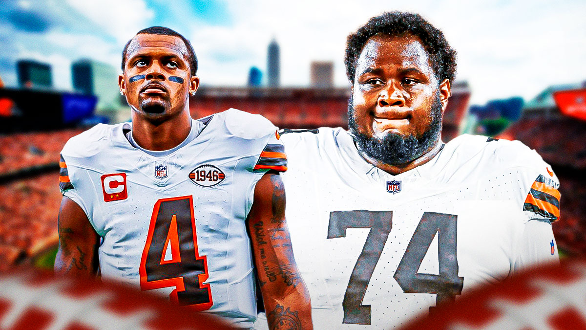 Browns QB Deshaun Watson, RT Dawand Jones