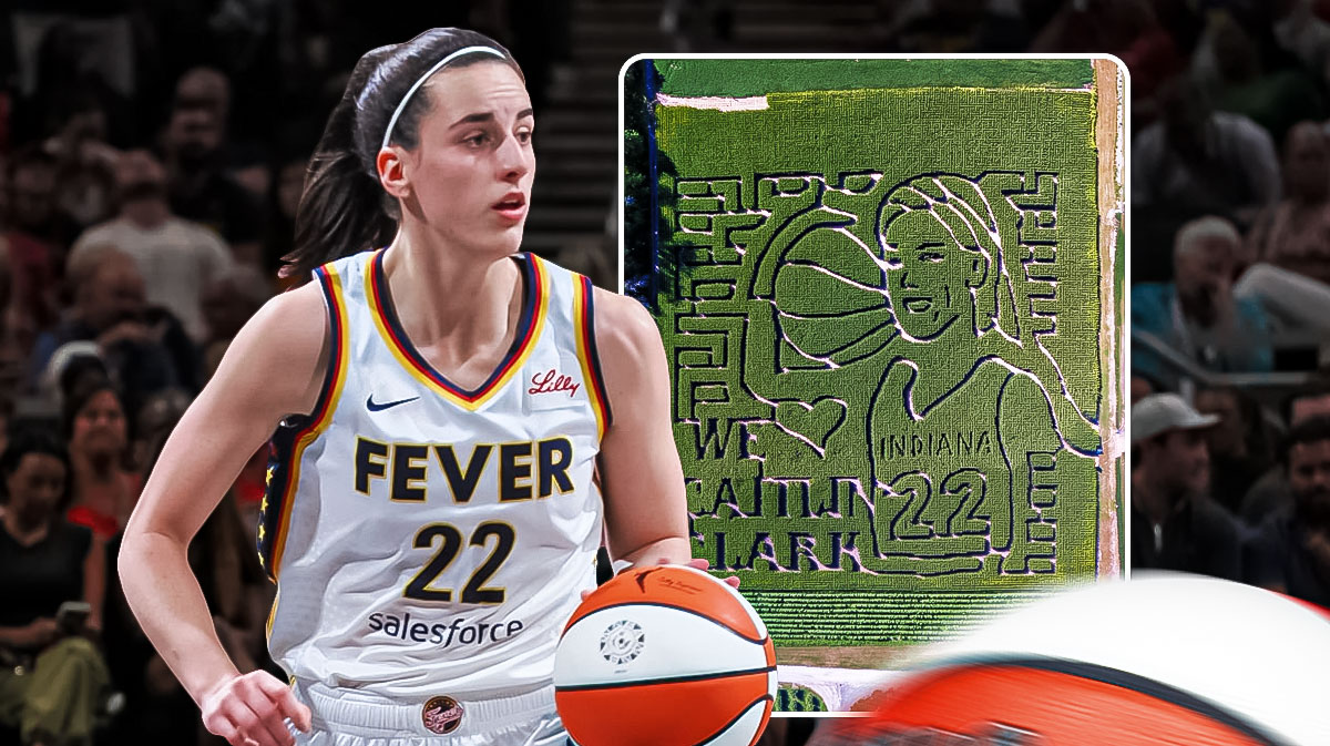 Fever's Caitlin Clark corn maze will blow your mind