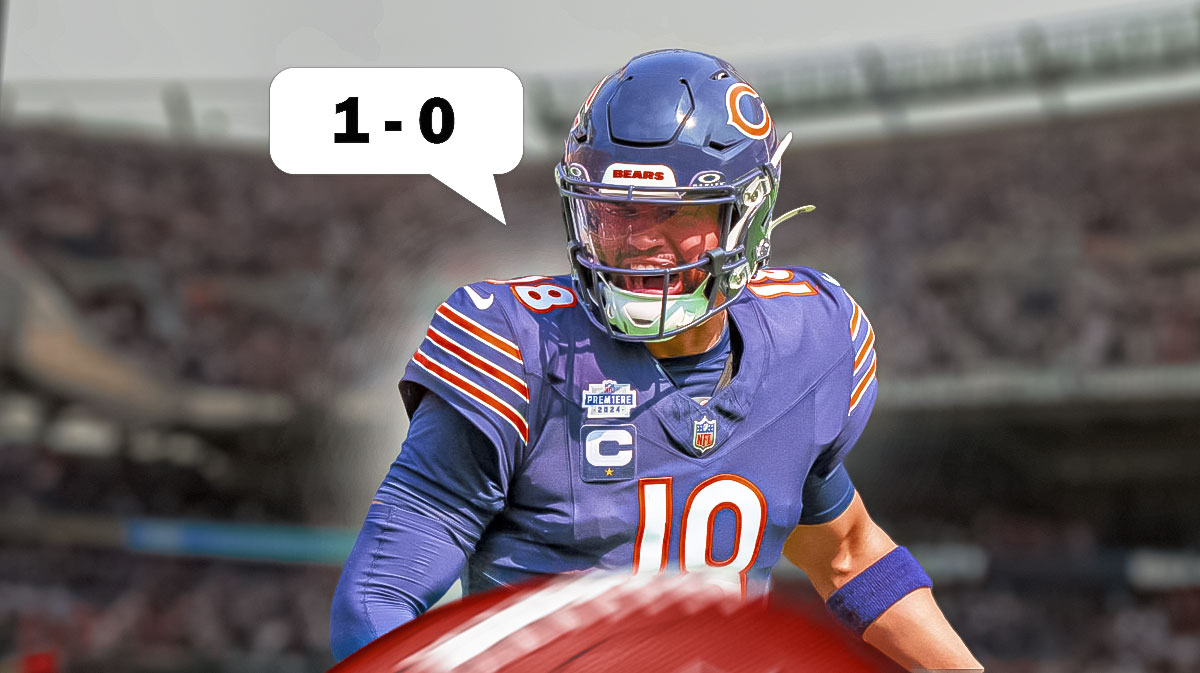 Caleb Williams, Bears QB after NFL debut against the Titans.