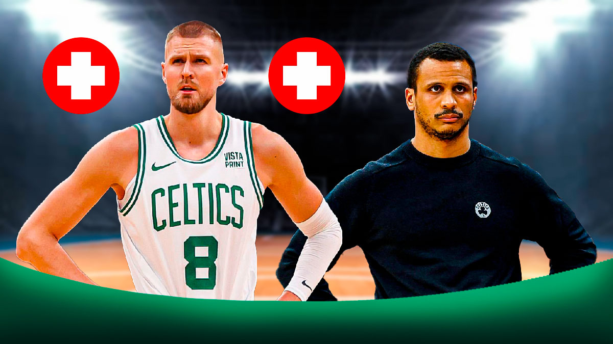 Celtics' Kristaps Porzingis injury with Joe Mazzulla