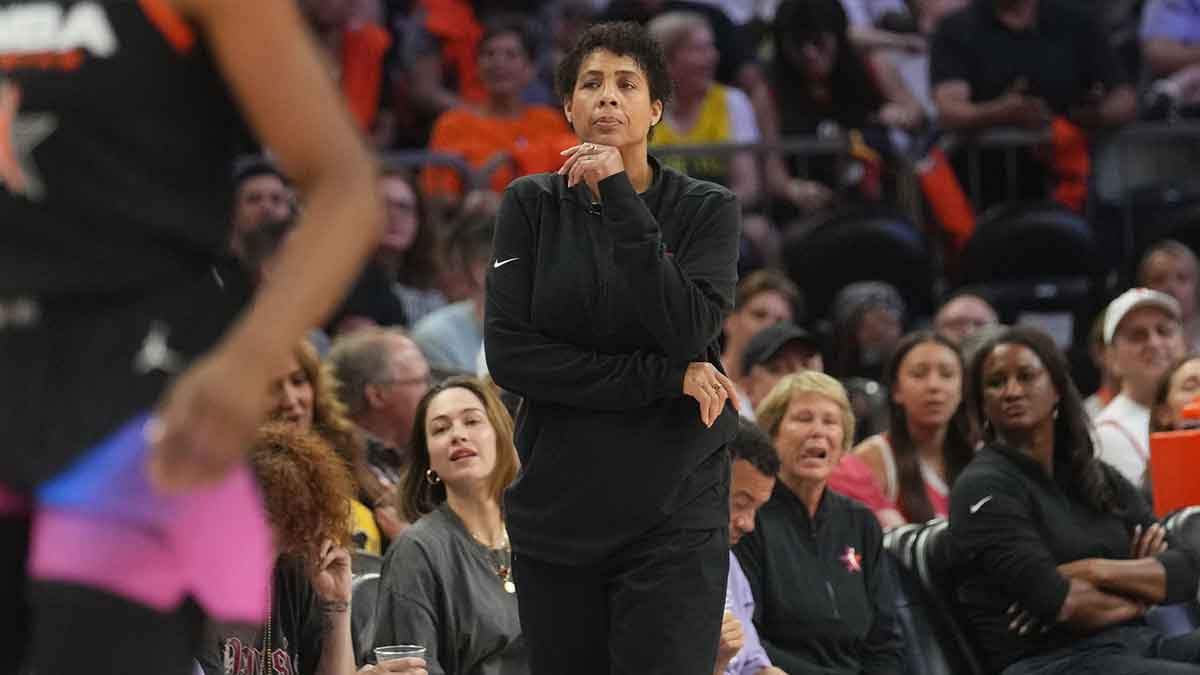Team WNBA head coach Cheryl Miller walks the sidelines during the WNBA All-Star Game at Footprint Center in Phoenix on July 20, 2024.