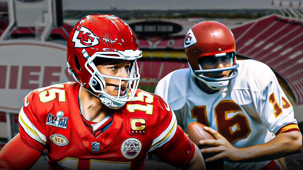 Chiefs QBs Patrick Mahomes and Len Dawson