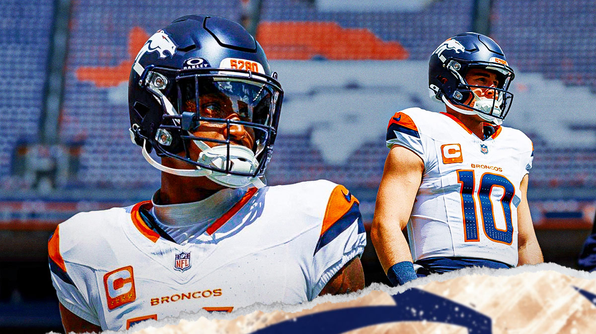 Courtland Sutton and Bo Nix.