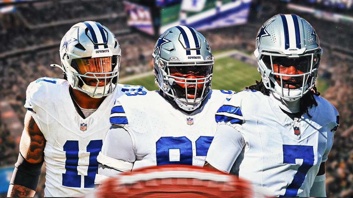 Cowboys' Micah Parsons, Linval Joseph and Trevon Diggs