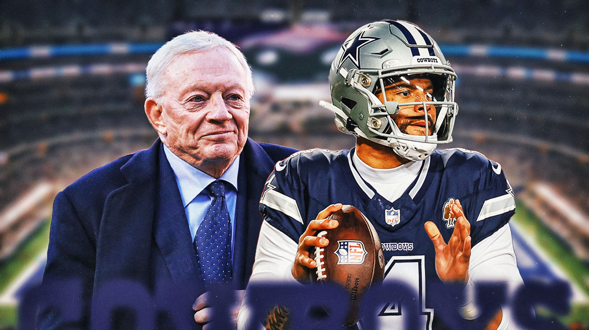 Jerry Jones and Dak Prescott