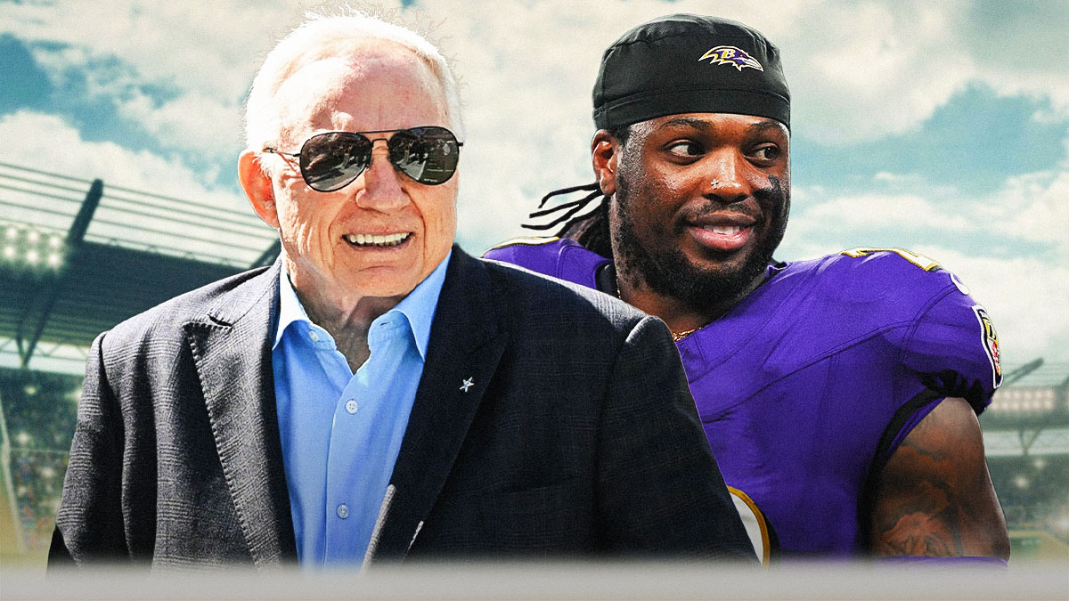 Jerry Jones and Derrick Henry