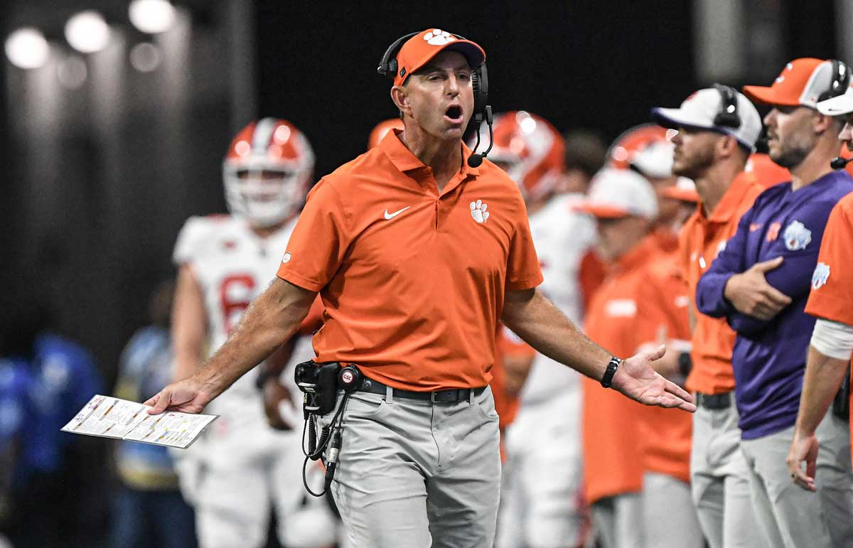 Clemson's Dabo Swinney Tells Critics 'they've Lost Their Freakin' Mind'