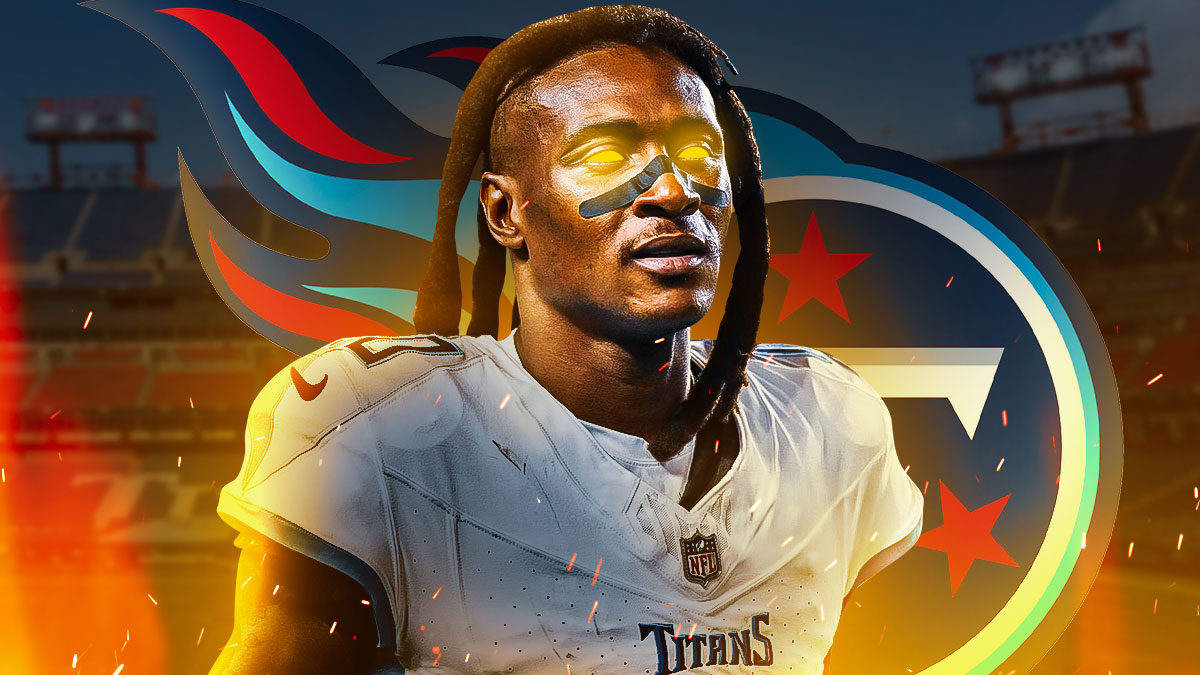 Titans DeAndre Hopkins emanating with fire
