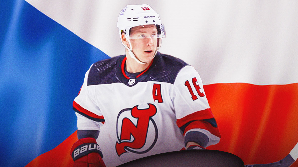 Devils star Ondrej Palat discussing the NHL Global Series.