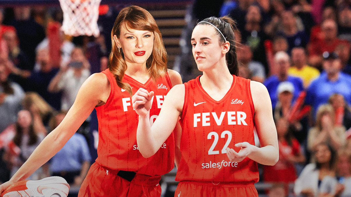 Caitlin Clark and Taylor Swift