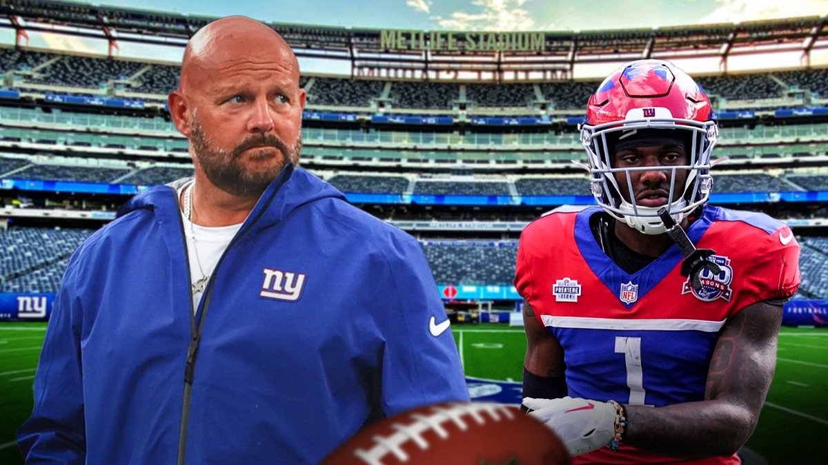 Brian Daboll and Malik Nabers on Giants