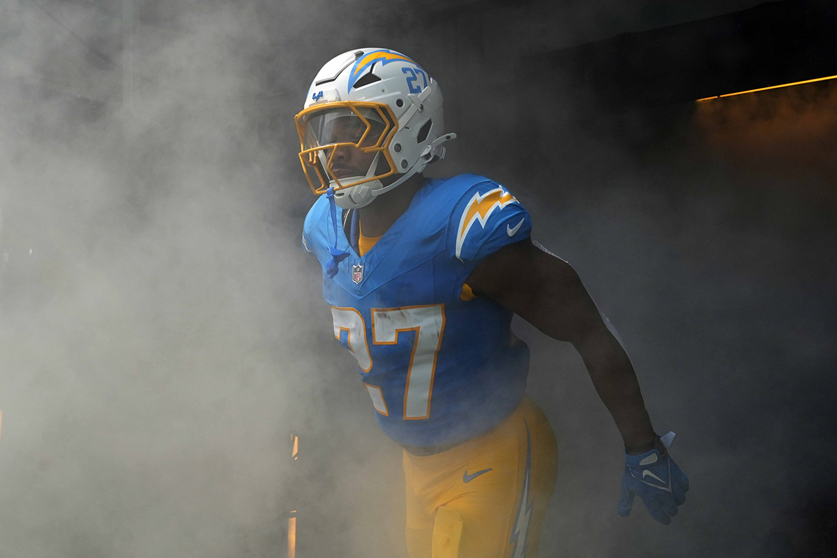 Chargers running back JK Dobbins' big revelation after getting chased