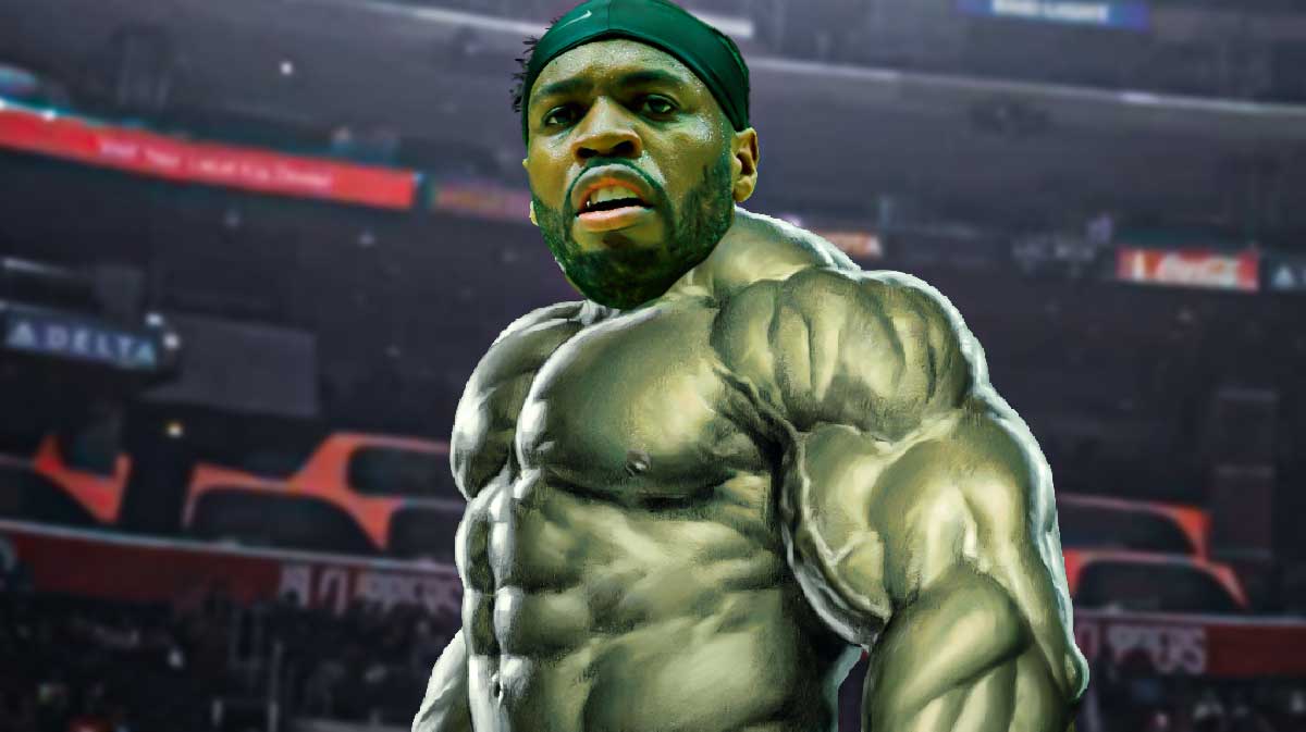 Warriors' Buddy Hield as the Incredible Hulk