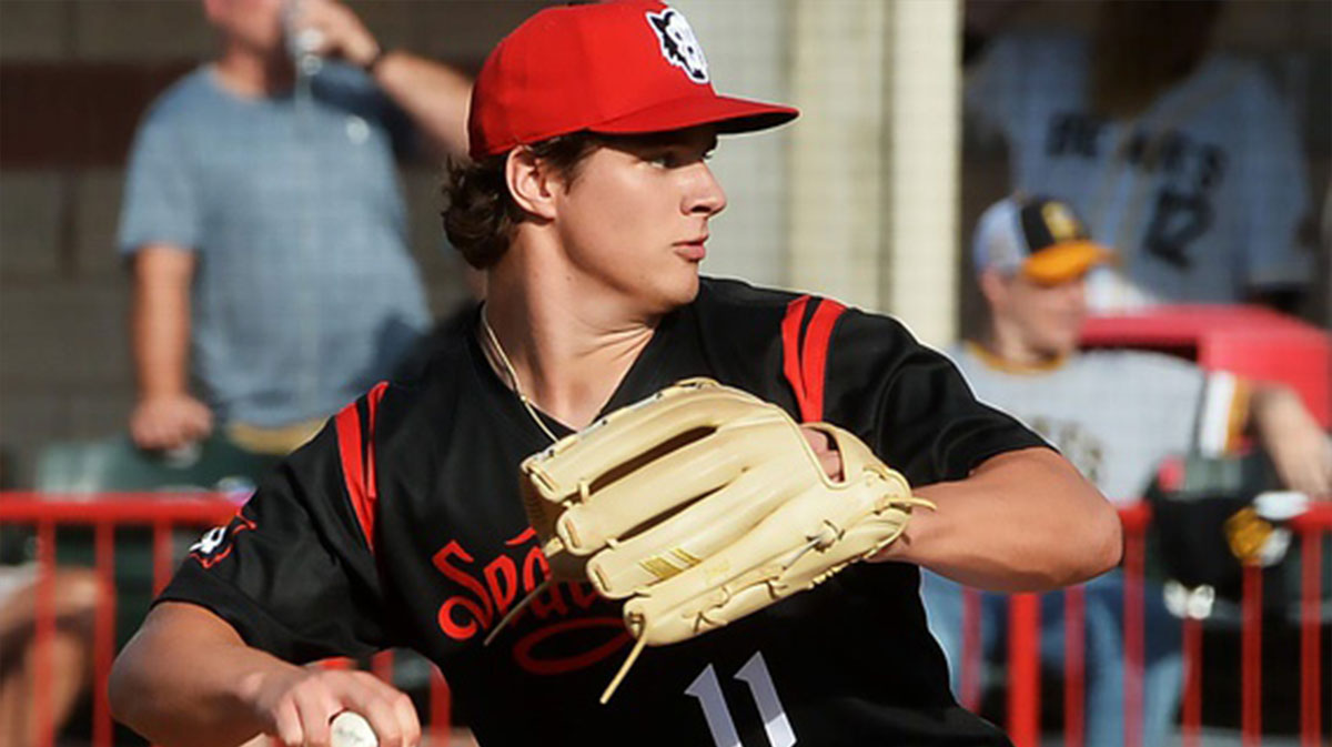 Erie SeaWolves starting pitcher Jackson Jobe throws against the Somerset Patriots at UPMC Park in Erie on July 11, 2024.