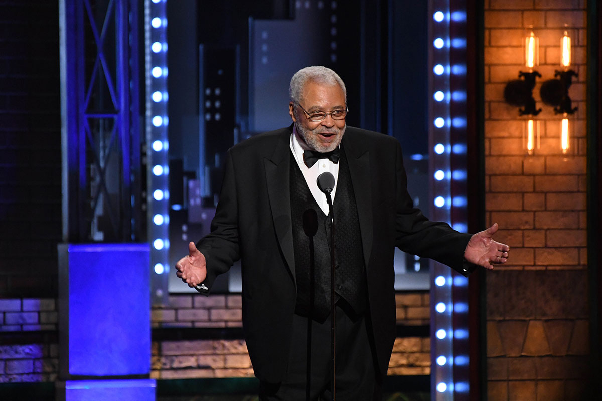 James Earl Jones at the Tony Awards in 2017.