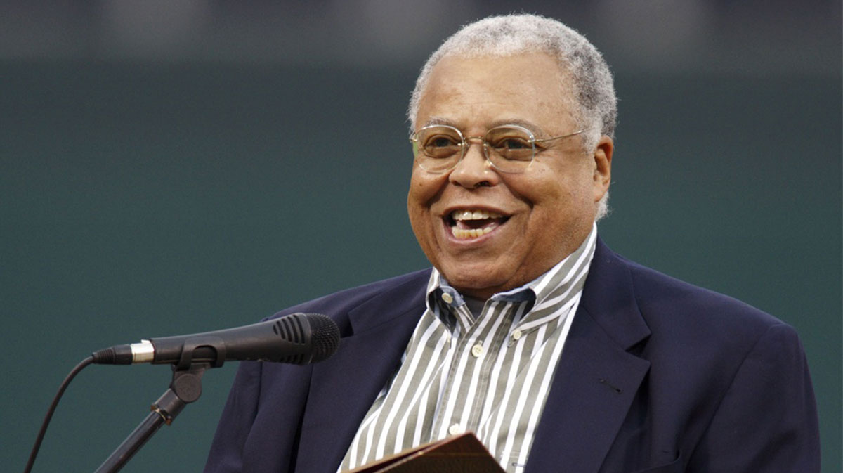 Jun 1, 2007; Philadelphia, PA, USA; James Earl Jones reads "Casey at the Bat" prior to the game between the San Francisco Giants and the Philadelphia Phillies at Citizens Bank Park in Philadelphia, PA.