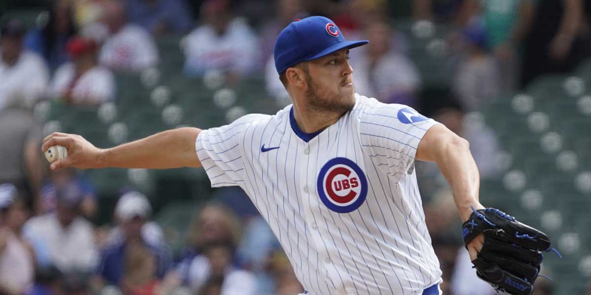 Chicago Cubs pitcher Jameson Taillon (50) throws the ball against the Washington Nationals during the first inning at Wrigley Field.