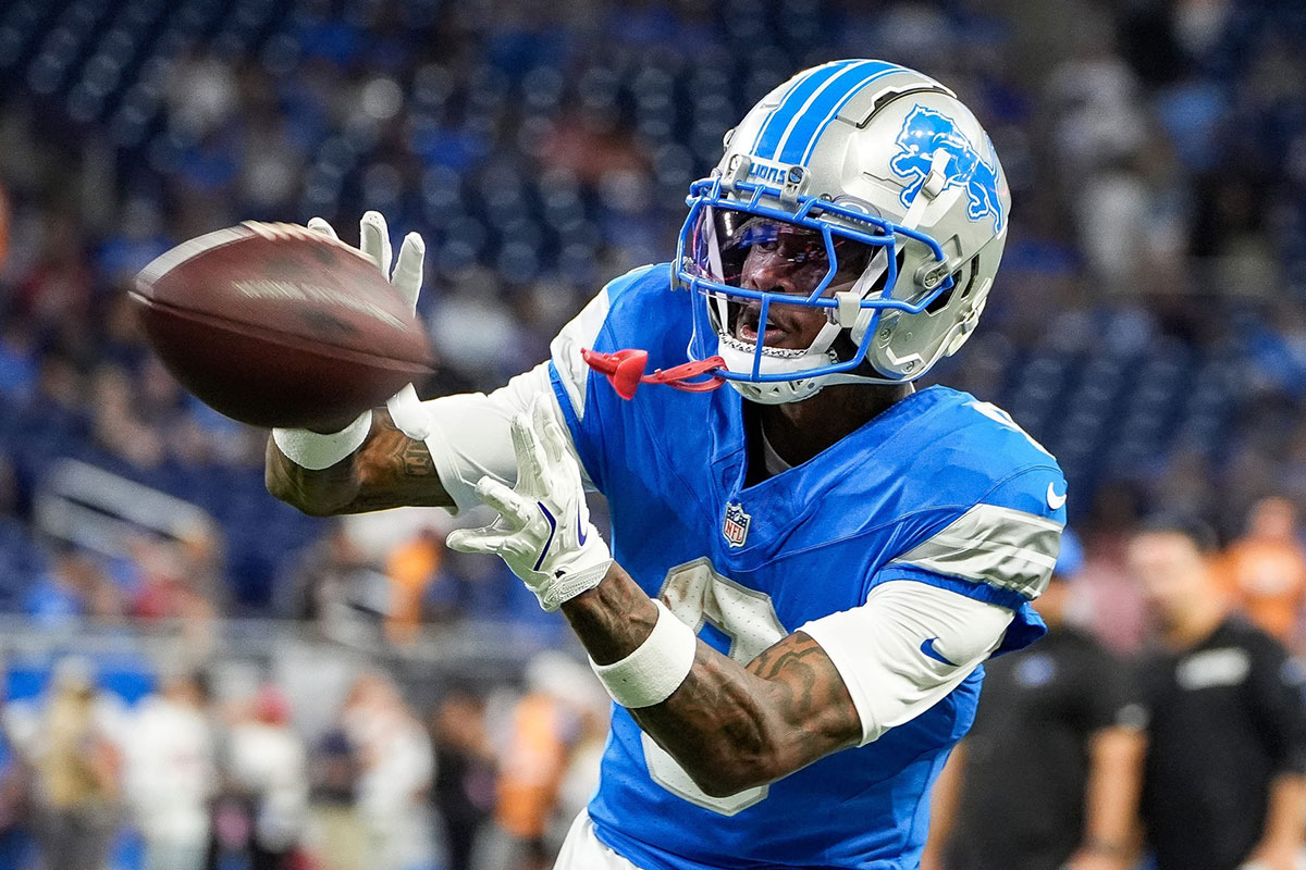 Lions WR Jameson Williams sets high goals for himself amid breakout ...