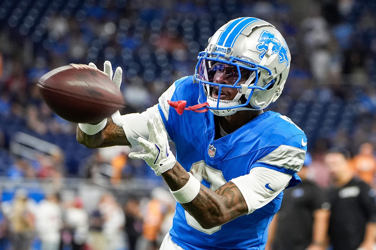 Lions WR Jameson Williams sets high goals for himself amid breakout