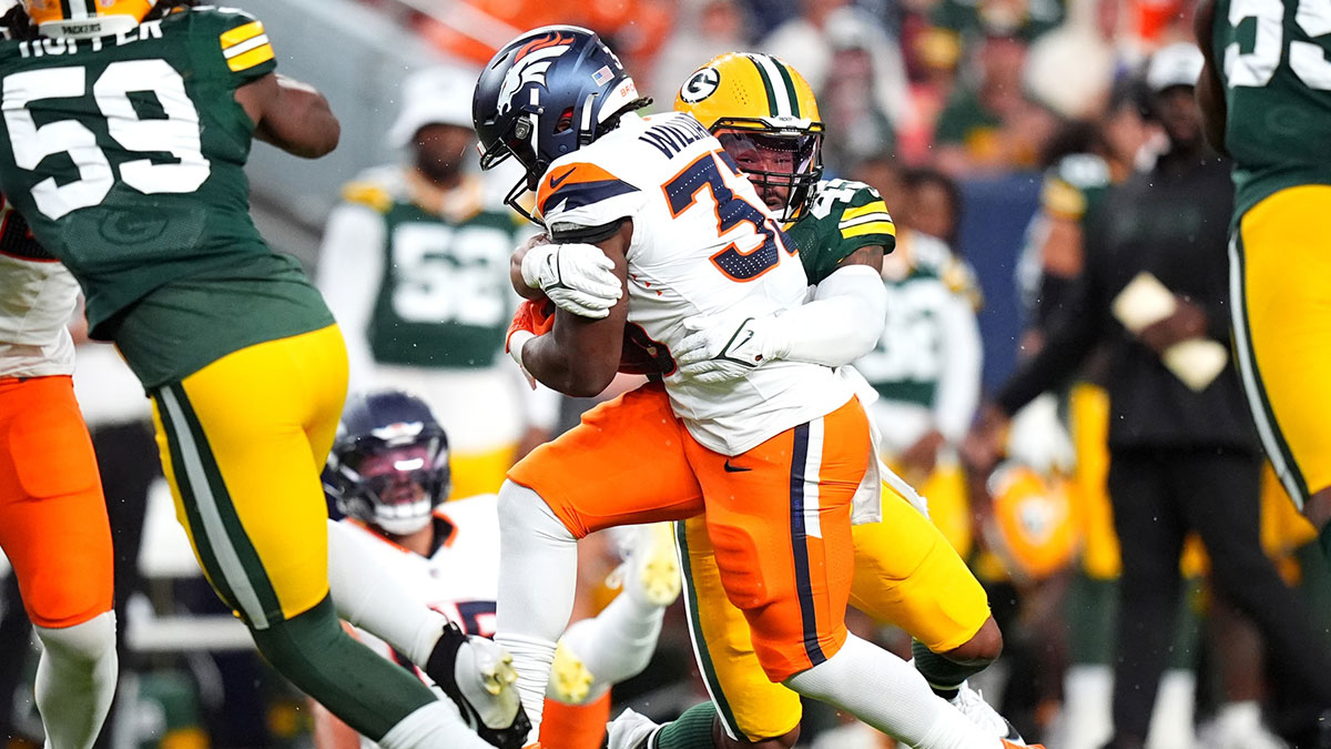 Javonte Williams Broncos vs. Packers