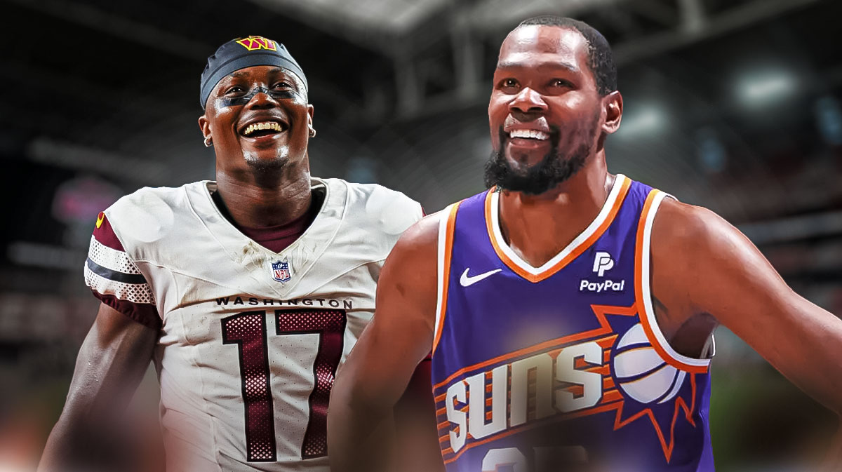 Kevin Durant and Washington Commanders star Terry McLaurin.