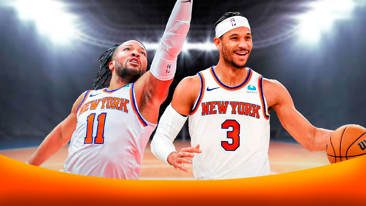 New York Knicks and Villanova teammates Josh Hart and Jalen Brunson