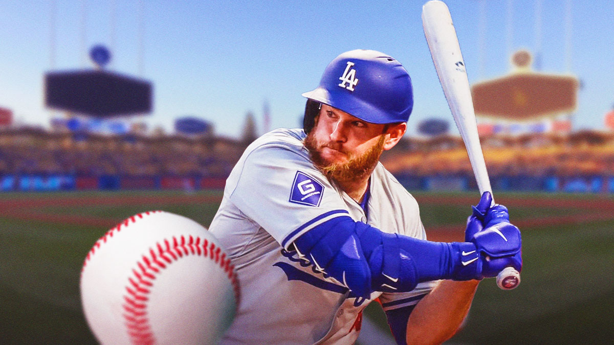 Max Muncy batting in a Los Angeles Dodgers uniform as he'll return to the Dodgers lineup after missing a game with injury and the dodgers attempt to win the division despite injuries to starting pitchers.